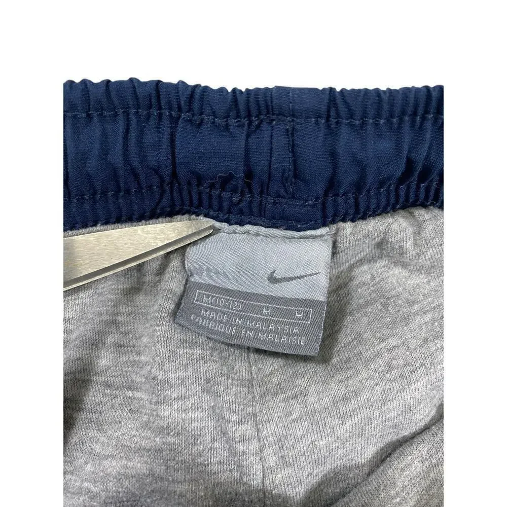 Nike Boys Blue & Gray Track Pants – Size Medium (10-12) – Y2K Vintage Style